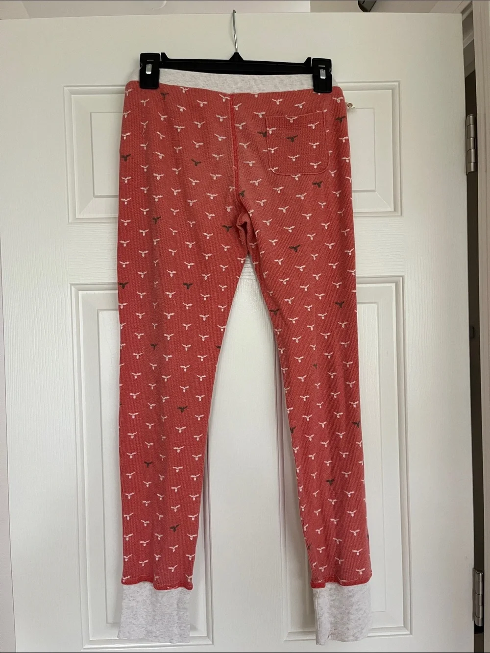 Abercrombie & Fitch Girls' Pajama Pants with Light Gray Cuffs